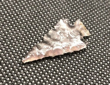 Velvet Obsidian Corner Notched Arrowhead Arrow Head gem sheen lavender colorful