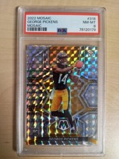 2022 Panini Mosaic - Rookies George Pickens #318 Mosaic Prizm (RC