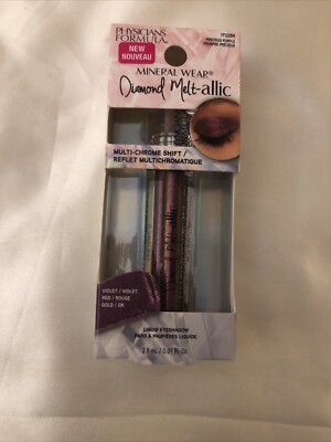 Physicians Formula Diamond Metallic Liquid Eyeshadow Shade Precious Purple 2.8ml