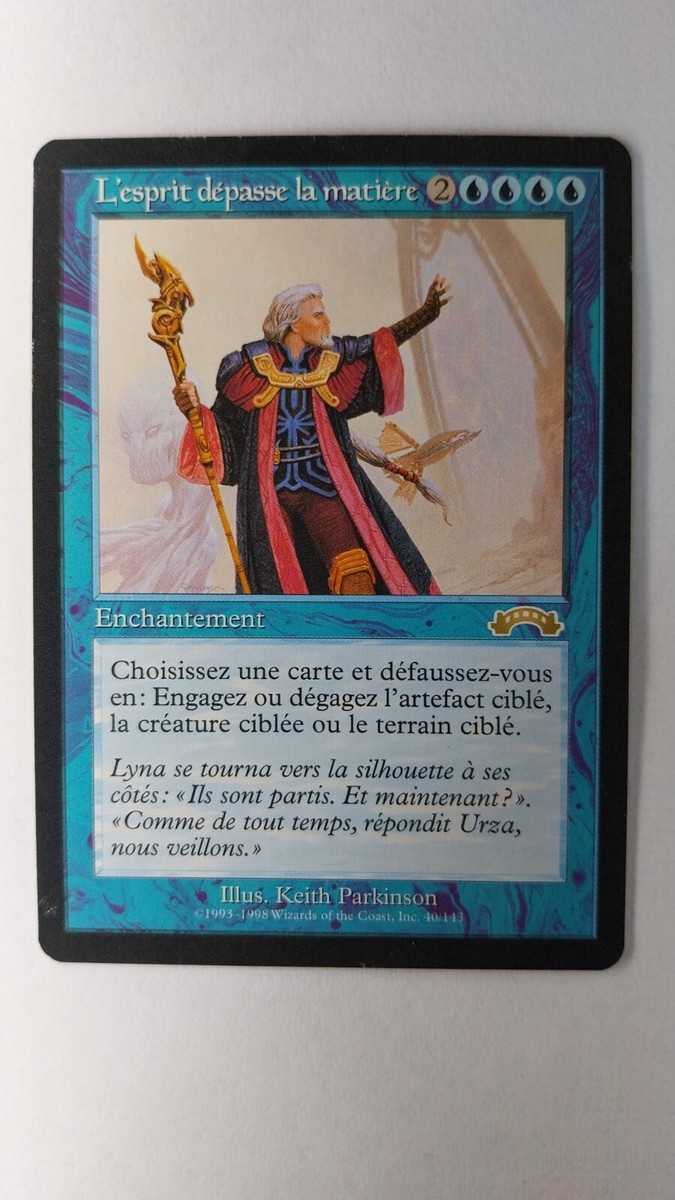 FR/VF L'esprit dépasse la matière Exode - Mind Over Matter NM MTG