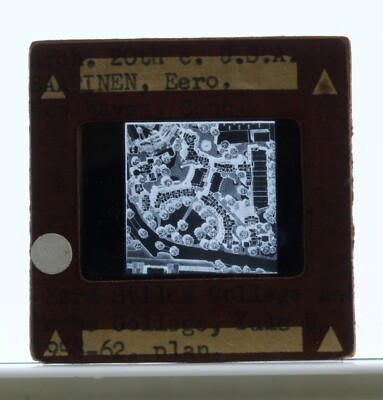 Eero Saarinen 35mm Esco Slide Photograph Esra Stiles College New Haven Conn
