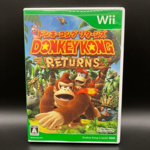 Donkey Kong Returns Nintendo Wii 2010 from japan NTSC-J