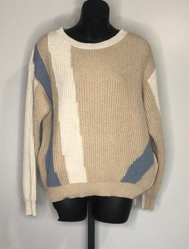 Sleeve Cotton Sweater Zipper Sides 