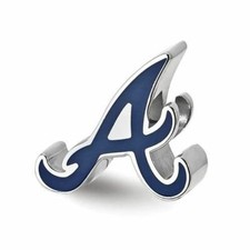 SS MLB Atlanta Braves Enameled Bead