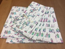 Happy Days Beach Hut Fabric Both Sides, Camper Van Set, CANDY VW T25, Blackout