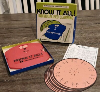 Vintage 1977 Know It All Individualized Learning Mathematics Program Series 2