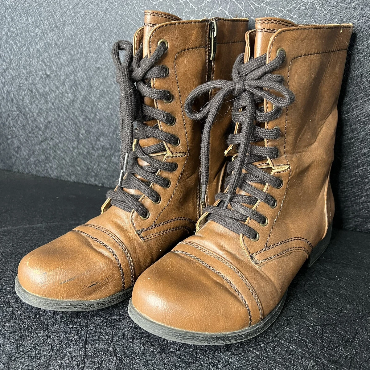 Madden girl lace outlet up boots