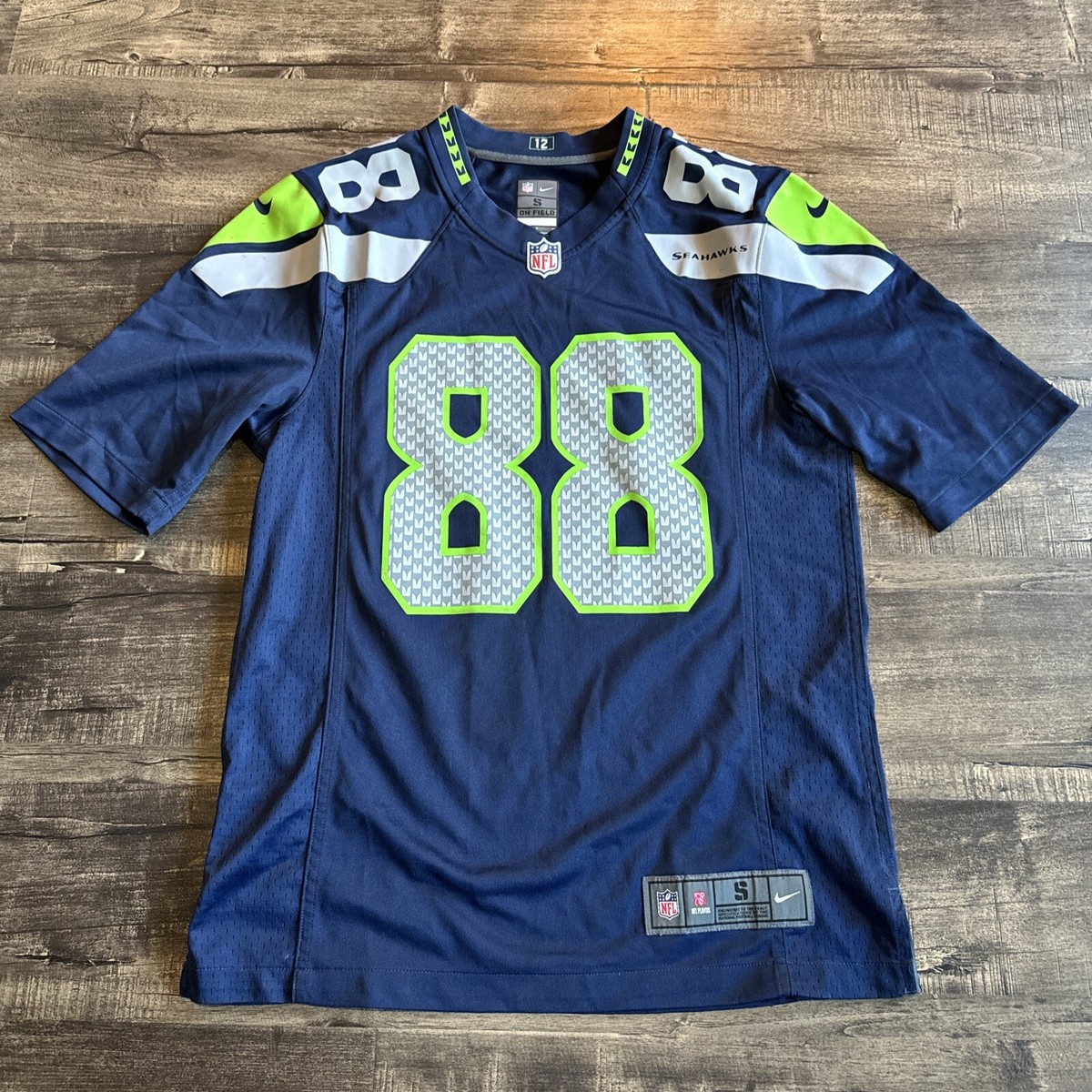 Seattle Seahawks Nike Jersey Mens S Jimmy Graham #88 NFL On-Field
