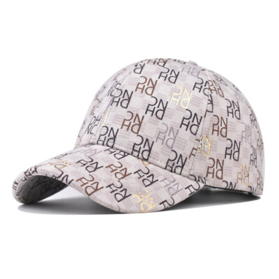 Solid Men Women Polyester Hat Trucker Hat Letter Printed Adjustable Baseball Cap