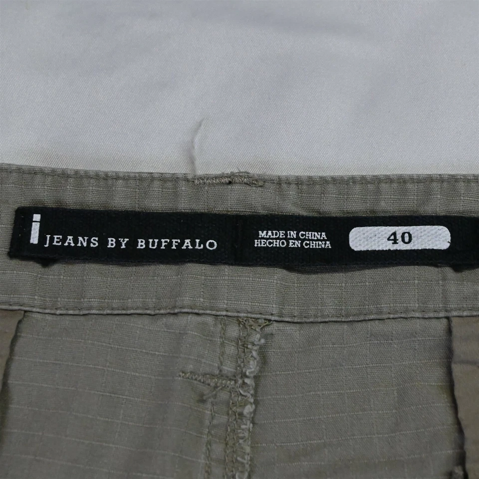 Buffalo David Bitton 40 x 13" Khaki Ripstop Cargo Shorts - Image 3 of 4