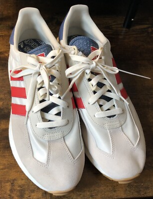 NEW ADIDAS GW6776 Retropy E5 Vivid Red 2022 off WHITE BEIGE Size 12 
