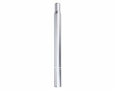 ABSOLUTE 28.6 OUTER DIAMATER BICYCLE ALLOY SEATPOST PILAR 350MM LONG IN SILVER.