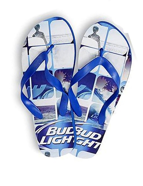 bud light flip flops
