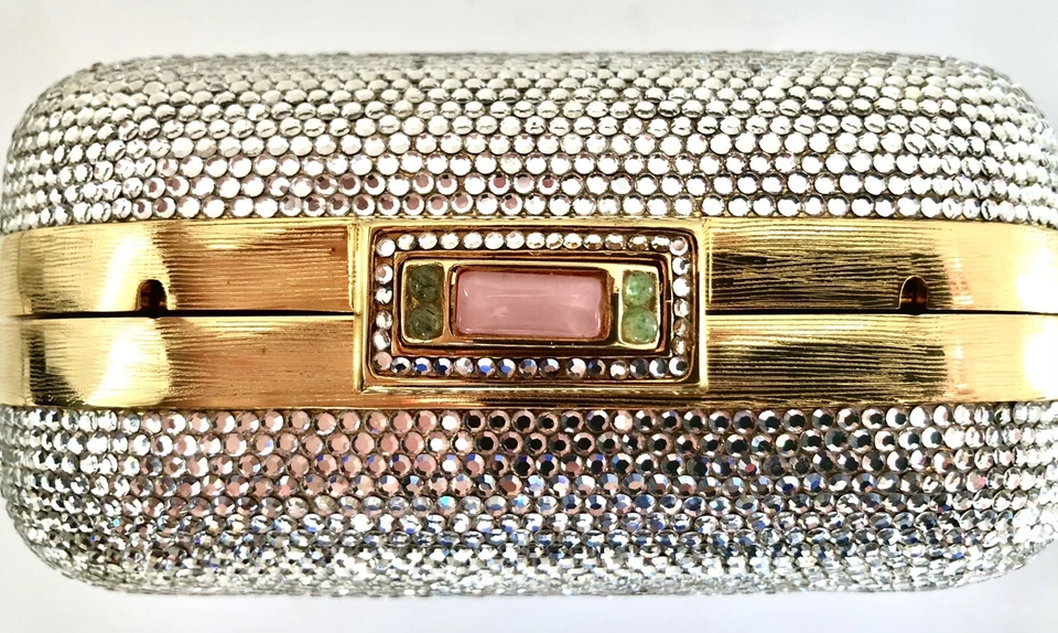 Bolso Judith Leiber MINAUDIÈRE Cristal Noche Médicos De Colección gyuh Foto 2 de 4