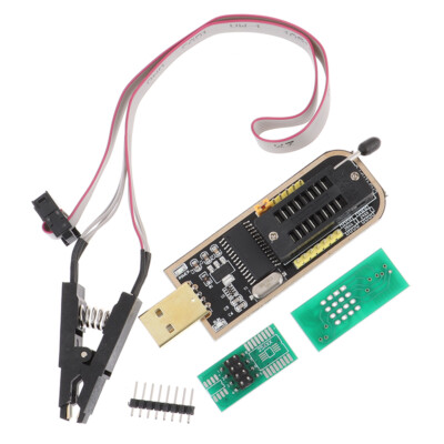 CH341A 24 25 Series EEPROM Flash BIOS USB Programmer Module + SOIC8 Test Clip_`h