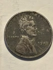 1943 Steel Lincoln Head Wheat Cent Penny Coin