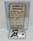 Barrely Living & CMG Mint "Billy The Kid" 1oz .999 Silver Art Bar 91/500