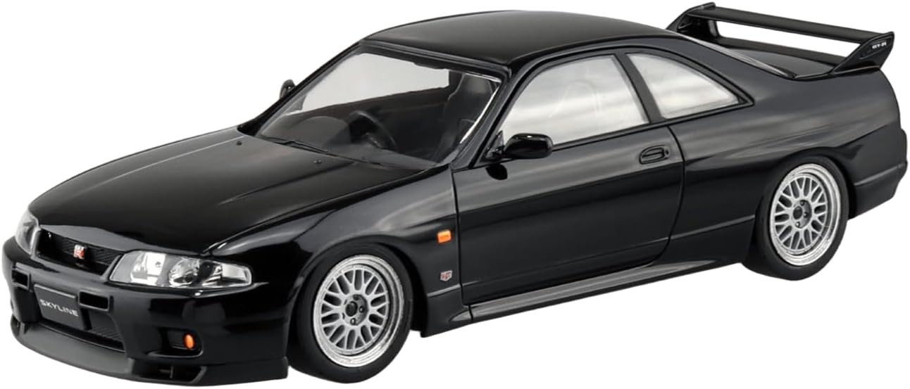 AOSHIMA 132 RAKUPLA SNAP KIT SERIES No21CU-BK NISSAN R33 SKYLINE GT-R Black 11590₽