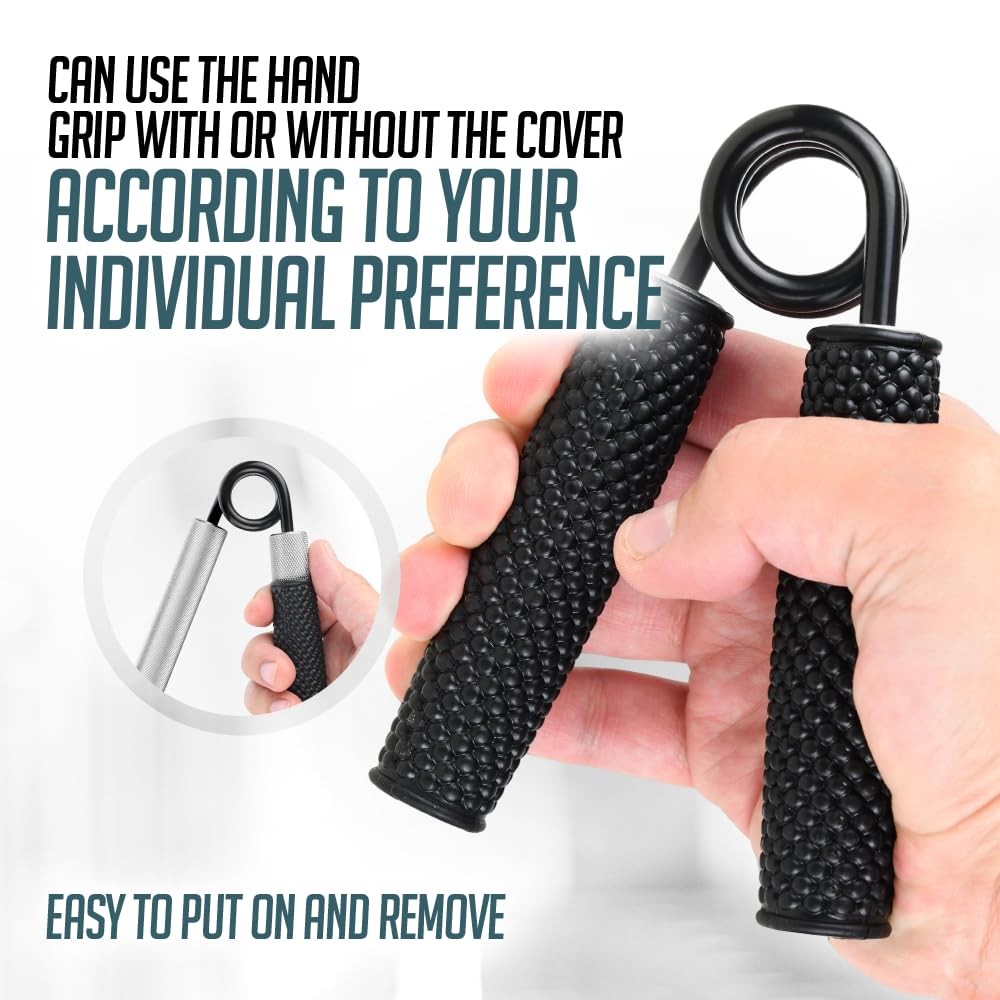 Logest Metal Hand Grip Strengthener 100lb-350lb No Slip Heavy-duty Grip Strength