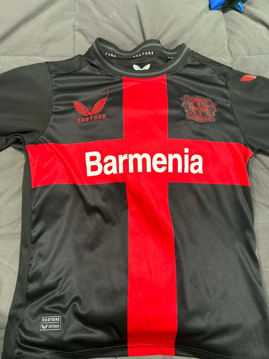 Bayer Leverkusen Jeremie Frimpong Soccer Jersey Black Youth 24 | eBay