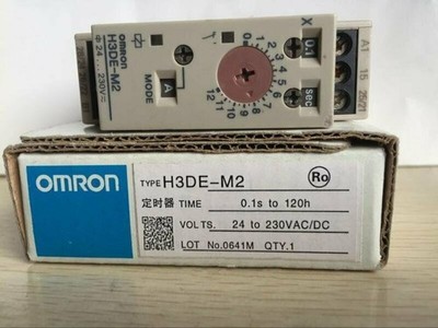 1Pcs OMRON Time Relay H3DE-M2 24-230V New In Box