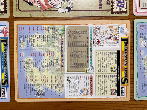 SR!! Pokemon Jumbo Carddass 1996: juego completo de 6 - Ken Sugimori Bandai Japón - Imagen 21 de 24