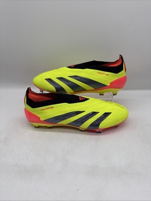 Adidas Predator Elite Laceless FG Fußballschuhe Gelb Schwarz UK 9,5 EU 44 Neu ohne Karton