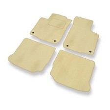 Fußmatten Velours für VW Volkswagen Golf IV (1997-2006) Automatten Beige