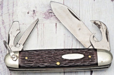 Vintage Unmarked (ULSTER) Scout Utility Knife - Solid Lightly Used Carbon Steel