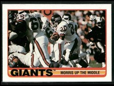 Giants Team Leaders (Morris Up the Middle) 1989 Topps #165b New York Giants