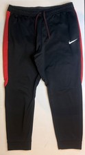 Mens NIKE Black Red Sweatpants XL
