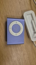 Purple Apple Ipod Shuffle with Docking Charger