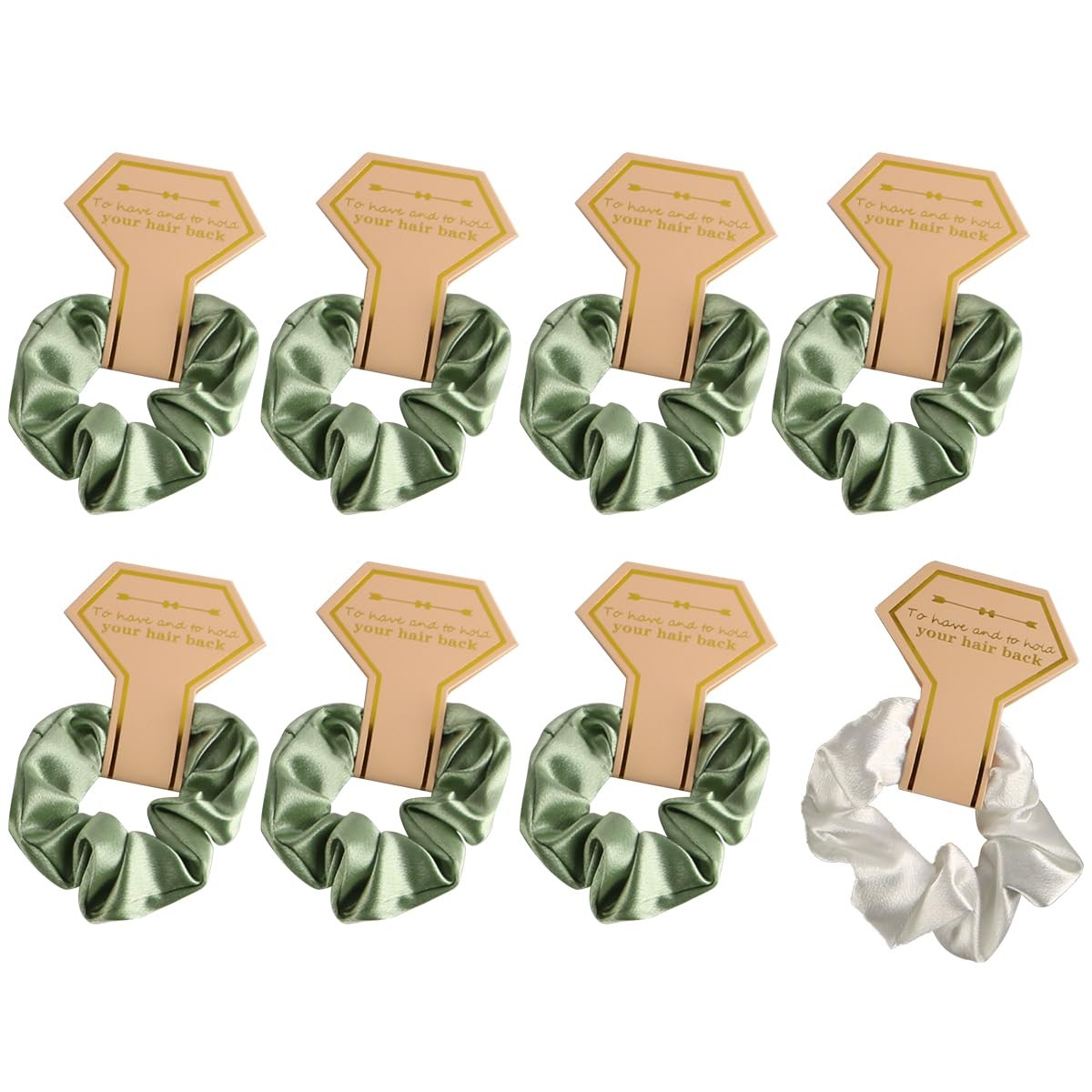 Chouchous en satin colorés coffret cadeau pour demoiselle