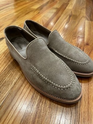 meermin suede loafers model 514360 - taupe