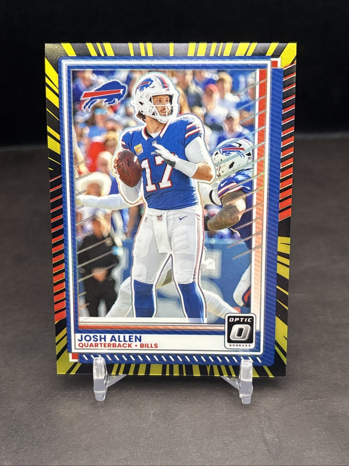 2025 Donruss Optic Josh Allen #70 Electricity Prizm SP 11/75 Buffalo Bills BH3