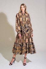 Celestial Beauty Woven Midi Dress