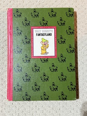 Vintage The Wonderful World of Walt Disney Fantasyland Hardback Book, 1965