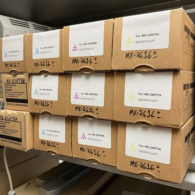 MX-23NT Toner Set Sharp CMYK MX-23NTMA  MX-23NTBA MX-23NTYA MX-23NTCA NEW
