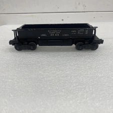 LIONEL #3469 AUTOMATIC COAL DUMP CAR - BLACK 1949-'55 DIE CAST/ALUMINUM O GAUGE