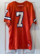 VINTAGE WILSON DENVER BRONCOS JOHN ELWAY XL JERSEY MADE IN USA