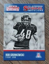 2016 Contenders DP NFL, Rob Gronkowski Old School Colors Insert Card #22