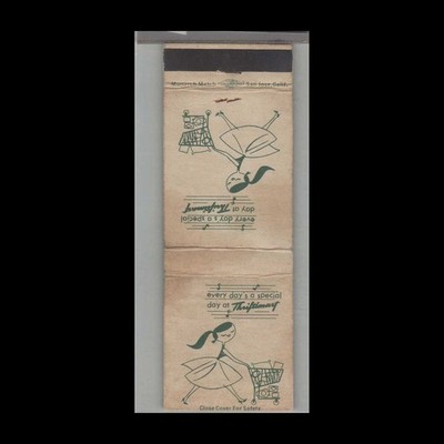 Matchbook Cover - Music Related Every Day's A Special Day At Thriftimart
