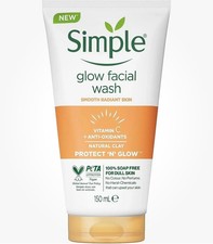 Simple Protect 'N' Glow facial wash with vitamin C and anti-oxidants 150ml