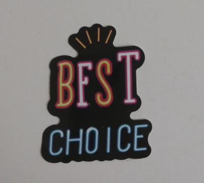 Best Choice Bright Colorful Neon Sticker 2.18'' x 1.75'' (Q)