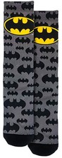 Spoontiques Batman Logo Crew Socks - SHOE SIZE 5-10 Men 7-12 women