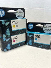 HP 910 Genuine Original Inkjet Ink Cartridges Exp. June 2026