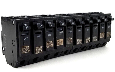Lot of 10 - THQL1120 GE 20 Amp 240 Volt Circuit Breaker - Next Day Option