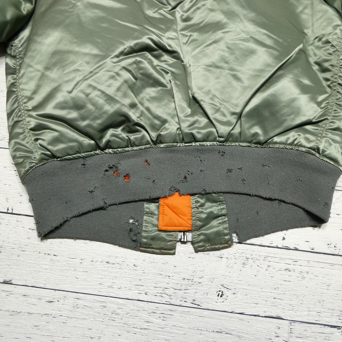Vintage Corinth Mfg. Co. Jacket Mens Medium Green MA-1 Flight