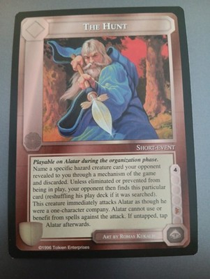 THE HUNT - Meccg - Middle Earth CCG - Dark Minions - MEDM