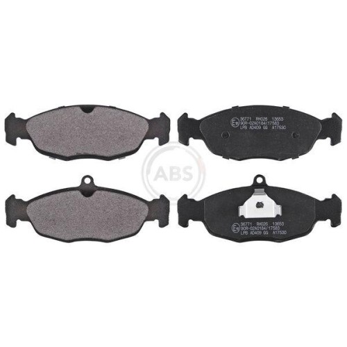 Plaquettes de frein A.B.S. 36771 pour Opel, Jaguar et Daihatsu